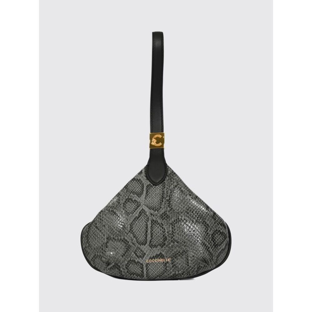 Coccinelle Women Python-Print Leather Coccinelle Mini Handbag With Wrist Strap